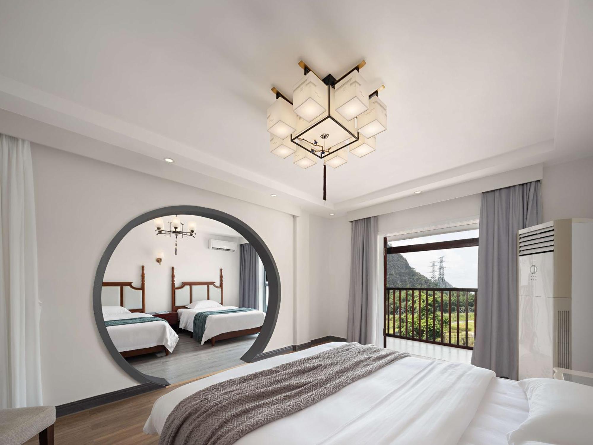 Serene Vale Inn Guilin-Free One Way Pick Up Service To High-Speed Railway Station For 2 Nights Extérieur photo
